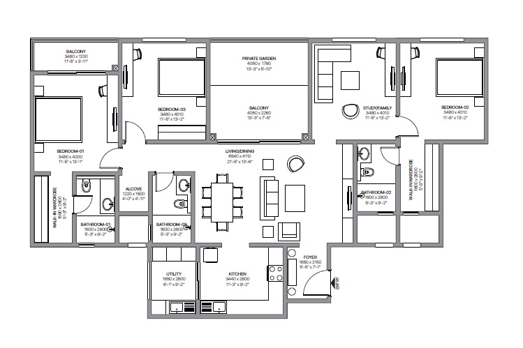 Image of floor and plan